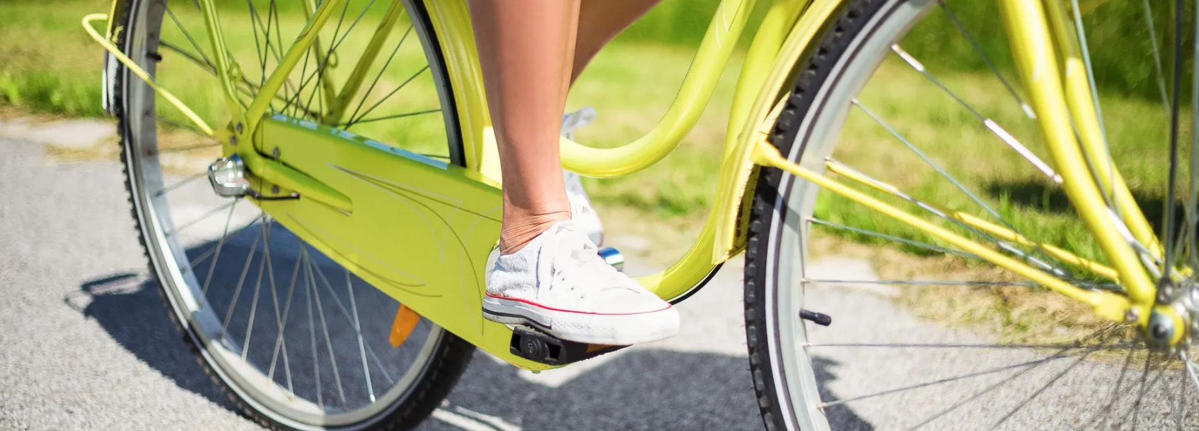 Lady Riding Bike